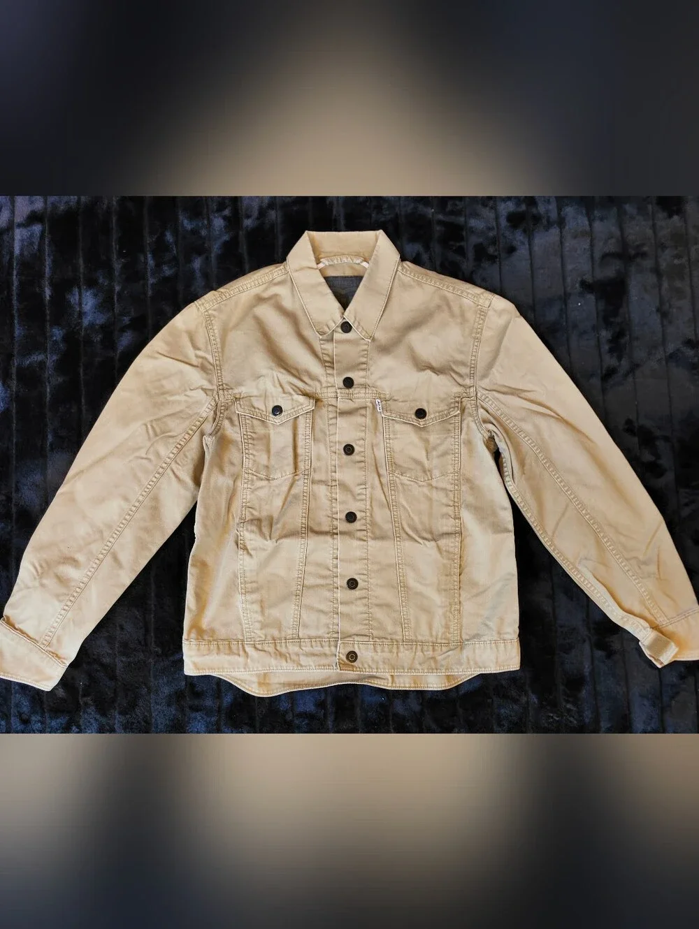 Levis Khaki Commuter Trucker Jacket Medium - Picture 2 of 12